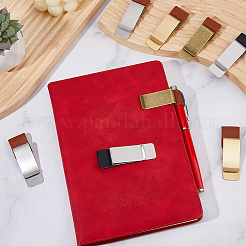 8 шт. 4-х цветные зажимы для ручек из нержавеющей стали и железа&nbsp;AJEW-FH0006-40