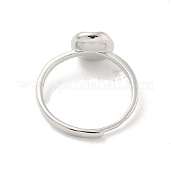 Закрепки кольца из латуни с открытой манжетой KK-G518-10P-04