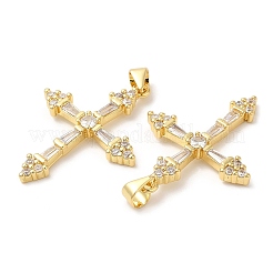 Кулоны из экологически чистой латуни с микропаве и кубическим цирконием&nbsp;KK-Q775-03G