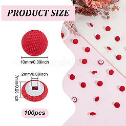 100 шт. пластиковые швейные пуговицы&nbsp;DIY-NB0013-44A