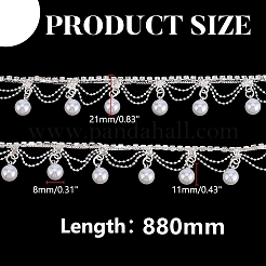 1 шт. цепочки из сплава со стразами FIND-WR0012-61