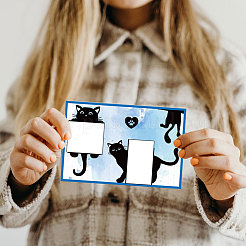 ПВХ пластиковые прозрачные штампы DIY-WH0448-0555