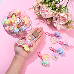 20 шт. подвесные украшения из ракушек и акрила в двух стилях&nbsp;KEYC-YW00214