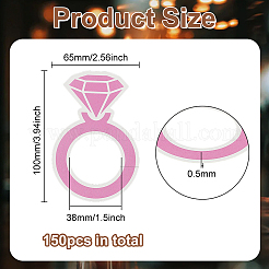 Бумажные подвески для бокалов для вина AJEW-WH0080-13F