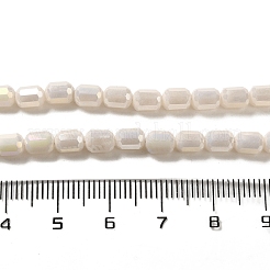 Стеклянные бусины с гальваническим покрытием  EGLA-D031-01J