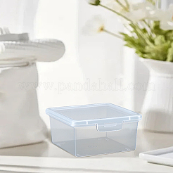 Прямоугольные полипропиленовые пластиковые контейнеры для бижутерии с откидной крышкой&nbsp;AJEW-WH0460-066