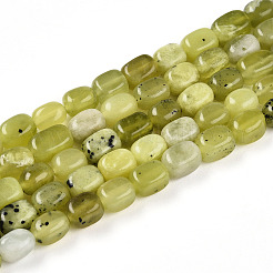 Природного нефрита Xiuyan бисер нитей G-N346-04A-12