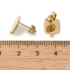 Ионное покрытие (ip) 304 нержавеющая сталь гвоздики фурнитура для сережек STAS-I206-06G