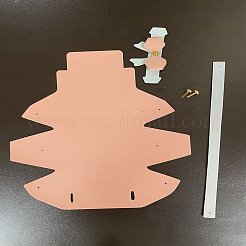 Складные свадебные сумки из искусственной кожи с бантом&nbsp;CON-WH0087-93A