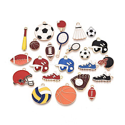 Подвески из спортивного сплава с эмалью&nbsp;PALLOY-T094-14M