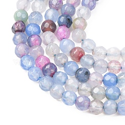 Природные Агат бисера нити&nbsp;LS-G-G882-4mm-C02