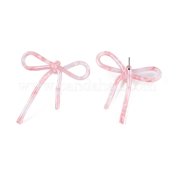 Серьги-гвоздики из ацетата целлюлозы EJEW-T020-01B