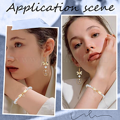 10шт латунные микропаве прозрачные кубические циркониевые подвески KK-CN0002-85