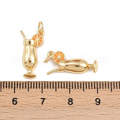 Латунь эмаль подвески KK-B157-20G-03