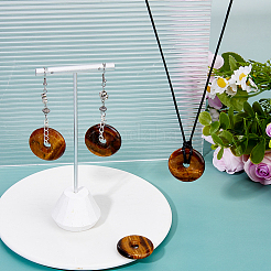 Подвески из натурального тигрового глаза G-FH0002-67A