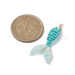 3шт 3-х цветные бусины подвески&nbsp;PALLOY-MZ00222