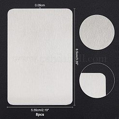 Карточка из нержавеющей стали DIY-NB0004-82