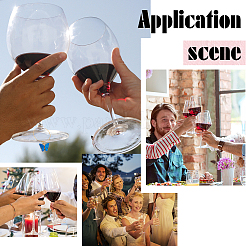 Набор для самостоятельного изготовления подвесок в виде бабочки для бокалов вина DIY-UN0004-69