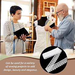 7.5 ярд кружевной отделки из полиэстера OCOR-BC0006-51