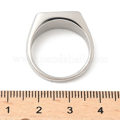 Кольца-ракушки из нержавеющей стали 316L для женщин RJEW-U054-01C-P