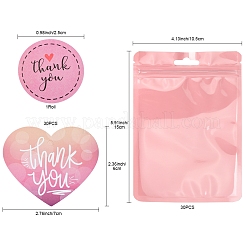 День благодарения тема макарон цветные пластиковые пакеты инь-ян с застежкой-молнией OPP-FS0001-14