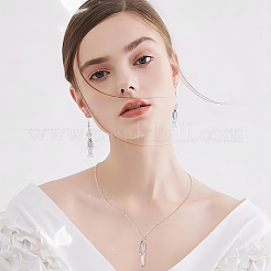 16 комплект из 8 подвесок в виде прозрачных стеклянных бутылок GLAA-AR0001-26