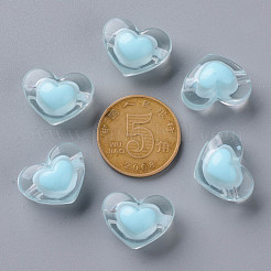 Прозрачные акриловые бусины&nbsp;TACR-S152-08A-10