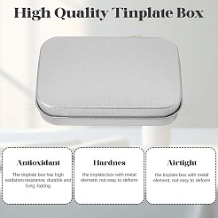 4 шт. железные шкатулки для хранения ювелирных изделий с откидной крышкой CON-SP0001-20B