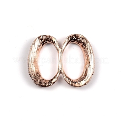 Двойная овальная пряжка для шарфа с кристаллами и стразами&nbsp;JEWB-WH0020-15RG