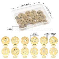 24 шт. 12 стиля 201 звеньев/соединителей из нержавеющей стали&nbsp;STAS-FS0002-07