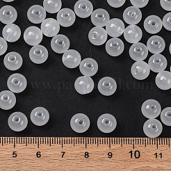 Стеклянные бусины с имитацией нефрита&nbsp;SEED-Z004-J8MM-05