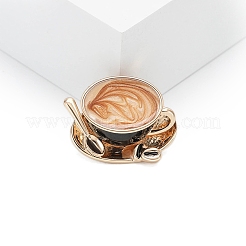 Кофейные эмалевые булавки PW-WGF03CC-02