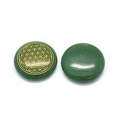 Естественный зеленый авантюрин подвески&nbsp;G-O175-36C