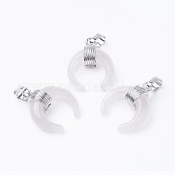 Природного розового кварца подвески&nbsp;G-E425-09P