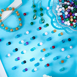 300 шт. 10-х цветные стеклянные круглые бусины&nbsp;DGLA-LT0001-06