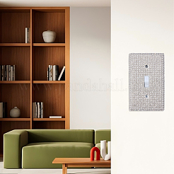 Пластиковая защитная крышка переключателя со стразами&nbsp;AJEW-WH0596-465A