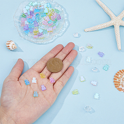 150шт 6 цвета прозрачные гальванические стеклянные бусины нити GLAA-FH0001-76