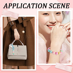 60 шт. Непрозрачные акриловые бусины&nbsp;MACR-SC0001-75