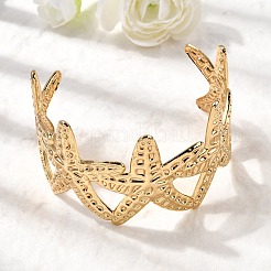 Браслеты-манжеты из нержавеющей стали 304&nbsp;BJEW-P368-09G