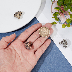 3 шт. 3-х цветные латунные европейские бусины KK-OC0001-64