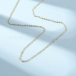 Ожерелья из латунных текстурированных цепочек-кабелей MAK-L045-06G