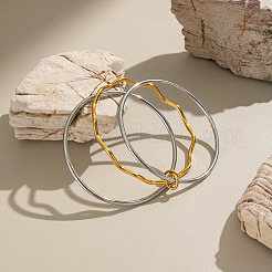 Европейские многослойные браслеты из нержавеющей стали 304 для женщин&nbsp;HN4377