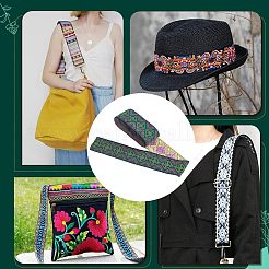 Вышивка лентами из поликоттона в этническом стиле OCOR-WH0073-29