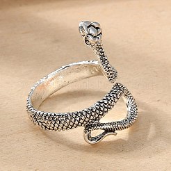 Сплав манжеты кольца пальцев&nbsp;X-RJEW-T006-33AS