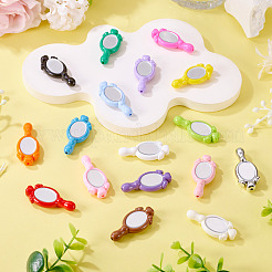 17шт 17 цвета непрозрачные акриловые бусины&nbsp;OACR-TA0004-23