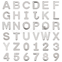 144 шт. 36 шт. подвески из нержавеющей стали с цифрой 0~9 и буквой a~z&nbsp;STAS-TA0003-12