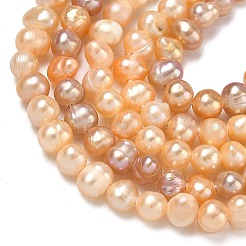 Нити из натурального культивированного пресноводного жемчуга&nbsp;PEAR-L034-09B