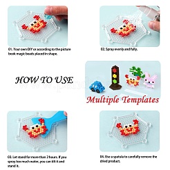 Diy 30 цвета 6000 шт. 4 мм ПВХ круглые бусины для предохранителей для воды наборы для девочек DIY-Z007-47