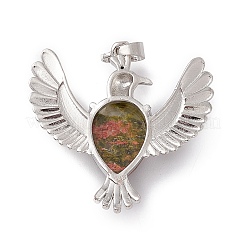 Природные подвески Unakite&nbsp;G-P484-05P-07