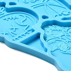 Летучая мышь и череп diy кулон силиконовые Молды&nbsp;SIMO-H004-17